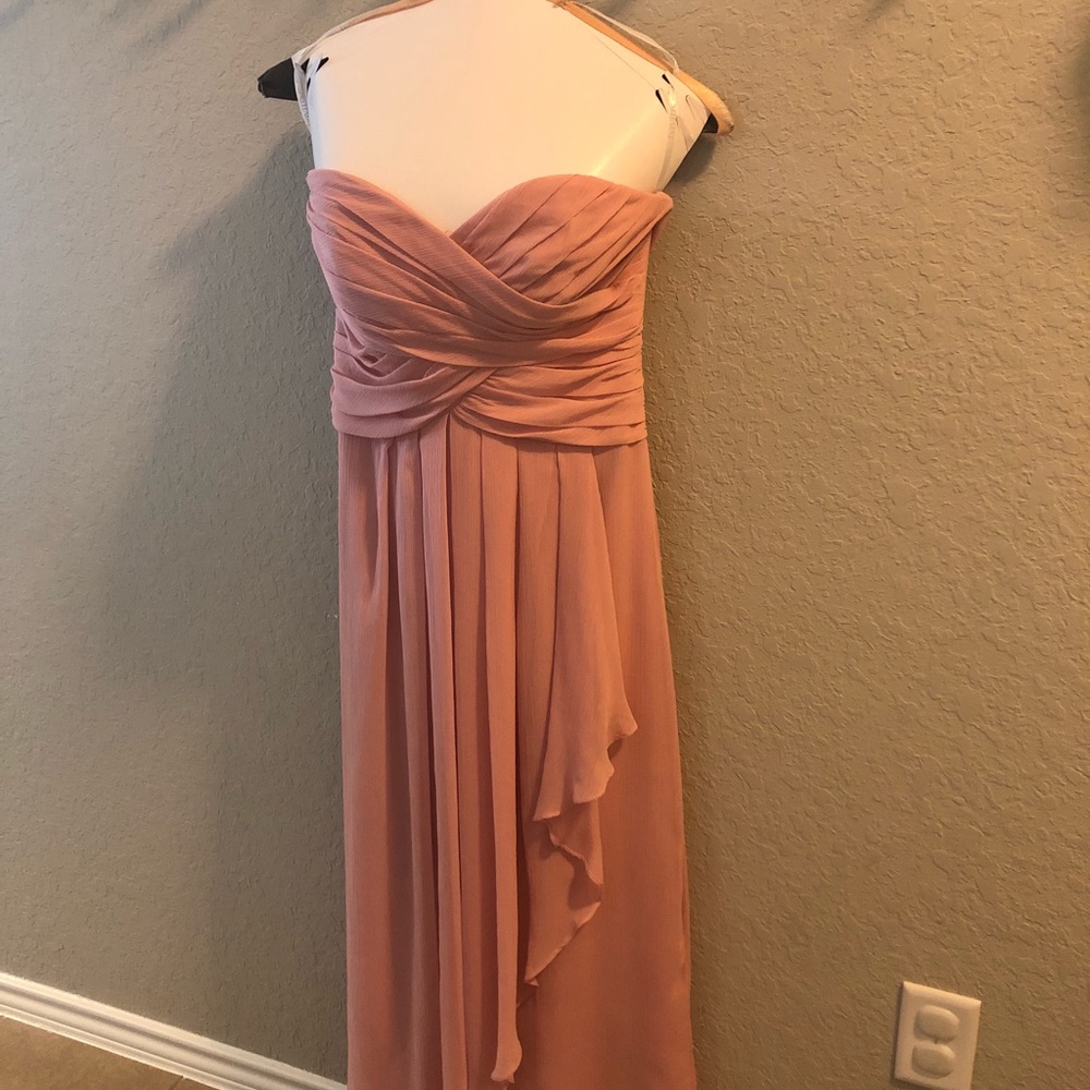David’s bridal ballet bridesmaid dress